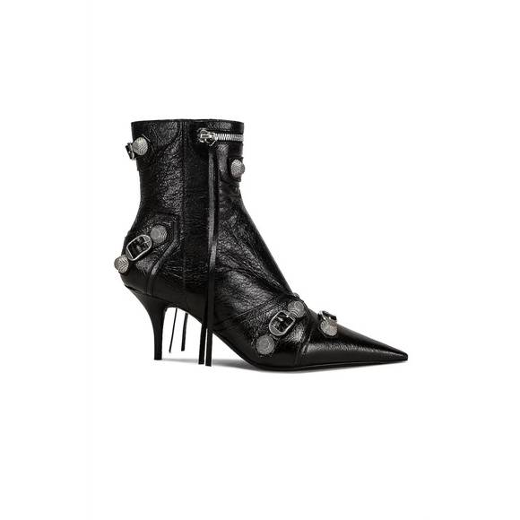 NEW BALENCIAGA cagole bootie in black/pallad inv - Picture 1 of 5